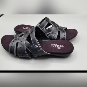 Sbicca Black Sandals Woman's Size 7.5